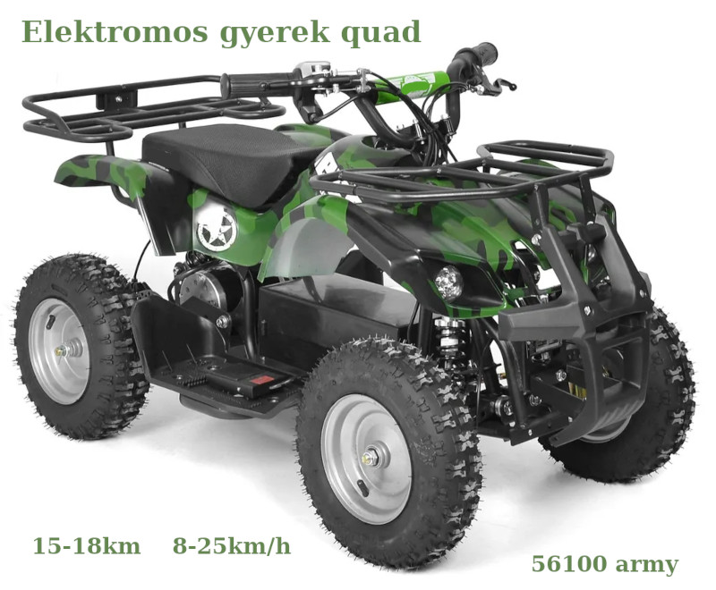Akkumulátoros gyerek quad Army 56100 